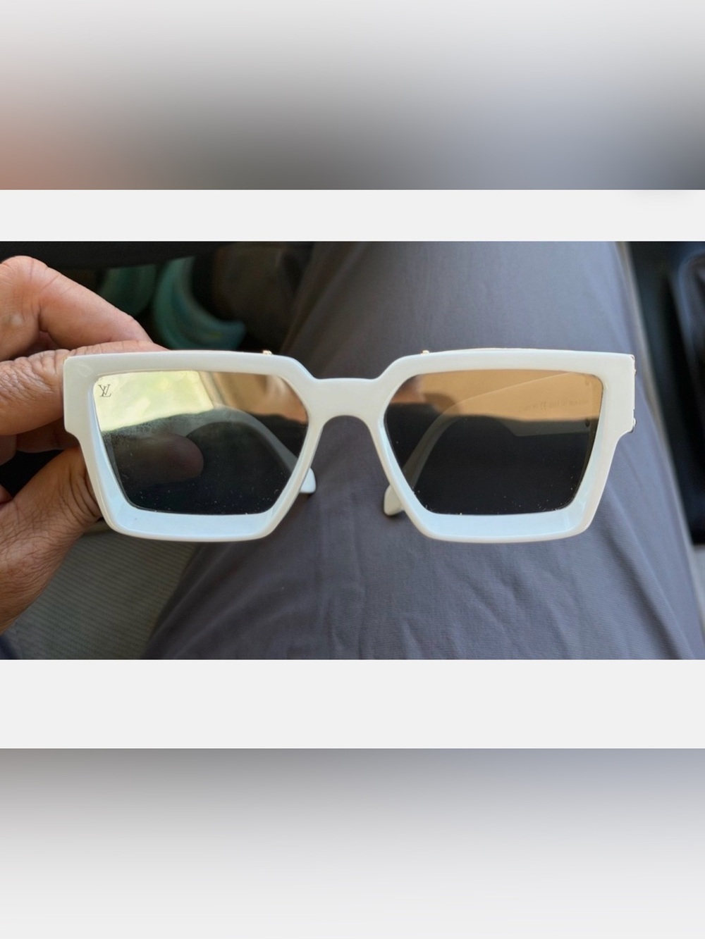 Louis Vuitton Fashion White Sunglasses
